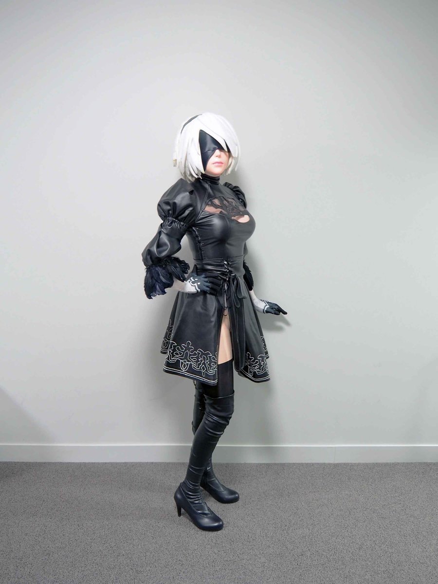 wyukig's tweet photo. WK18052-2B as 2B
Even though i had the 2B mask and solid hair for a few months, this is the first time the whole costume was assembled together.
2B as 2B XD
#KigCount https://t.co/vVtqKCw76x