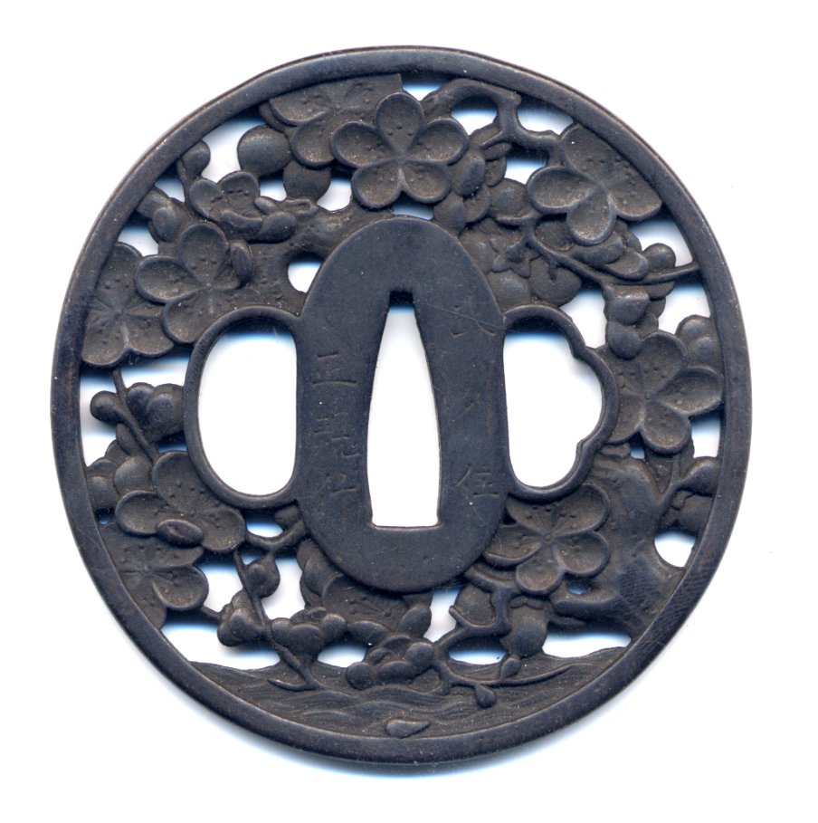 鍔 木瓜紗綾型紋 NT－145