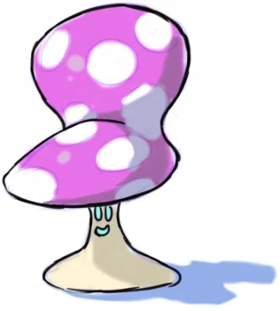 イスみたいに身近なものはポケモンになる可能性が高いはず。とは思うんですが、どうしてもコッシーと被らないようにしないといけないので難しいかなあ。サルノコシカケがあるのでキノコにしてみましたが、素直にイスにとりついたゴーストとかの方が良いかな? 