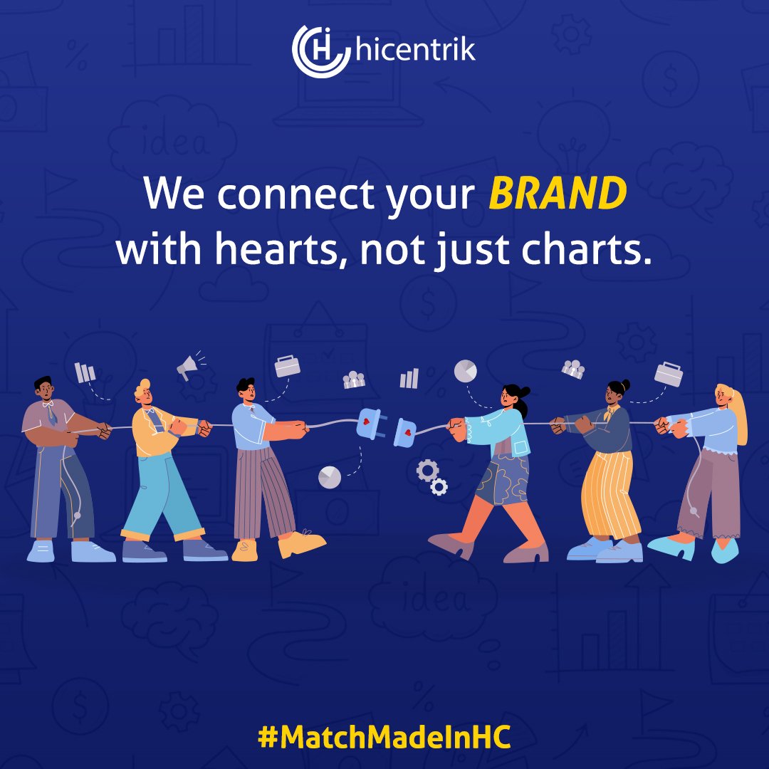 As a marketing agency, we specialize in forging connections that speak directly to the heart of your audience. 💖✨ #MatchMadeInHC #ValentinesDay #valentinesday2024 #love #topicalpost #greetingpost #celebration #valentine2024 #valentine #marketingagency #hicentrik