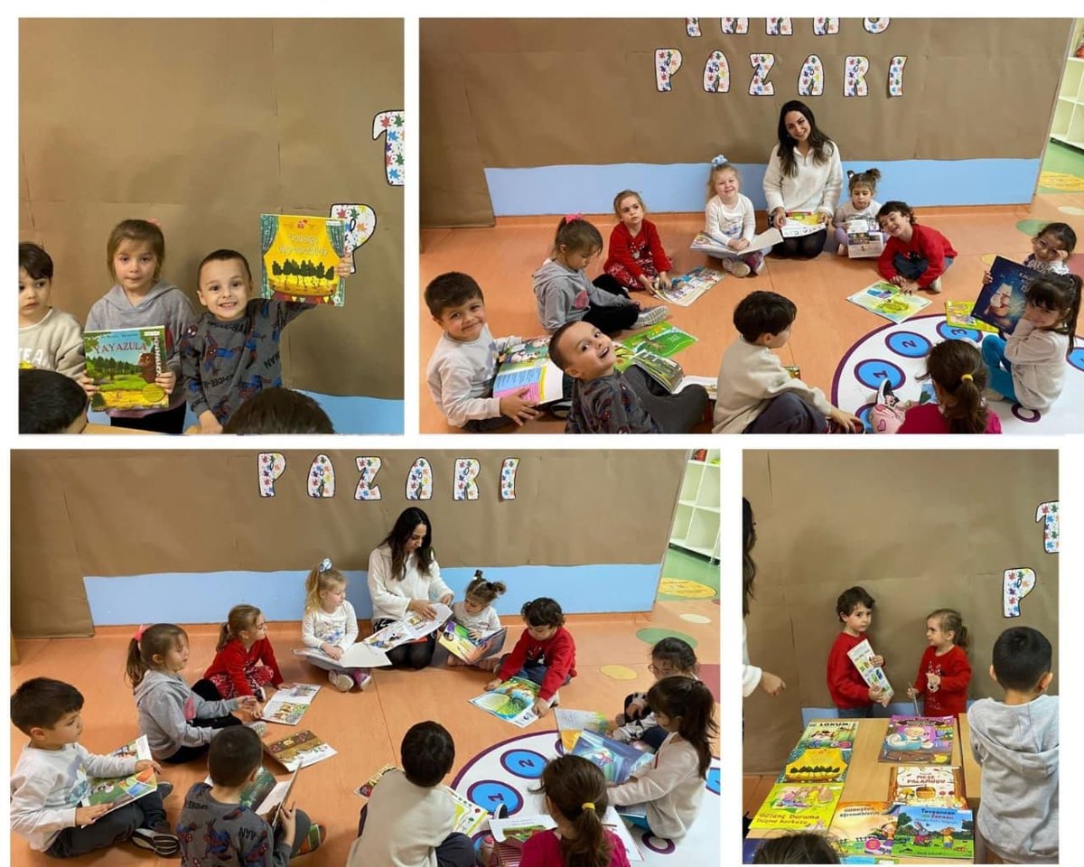 Anaokulu kademesi olarak öğrencilerimizin paylaşım duygusunu arttırmak, finansal okur yazarlık bilincini oluşturmak için "Takas Pazarı" kurup kitap değişimi yaptık. Gün sonunda para vermeden yeni kitap sahibi olmanın ve paylaşmanın heyecanını hep birlikte yaşadık.
#uğurluolmak💜