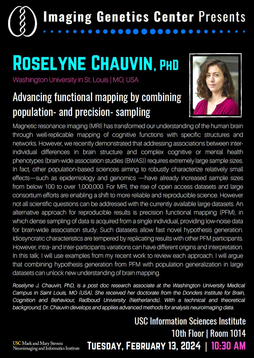 Paul Thompson (@ptenigma) on Twitter photo Brilliant talk TODAY by <a href="/RoselyneChauvin/">Roselyne Chauvin</a> (Wash U.) on her pioneering functional brain mapping work with the <a href="/ndosenbach/">Nico Dosenbach</a> lab. We learned an incredible amount on design strategies to help detect associations in fMRI. Thanks to <a href="/ClaraMoreau9/">Clara Moreau</a> for hosting! Brilliant talk TODAY by <a href="/RoselyneChauvin/">Roselyne Chauvin</a> (Wash U.) on her pioneering functional brain mapping work with the <a href="/ndosenbach/">Nico Dosenbach</a> lab. We learned an incredible amount on design strategies to help detect associations in fMRI. Thanks to <a href="/ClaraMoreau9/">Clara Moreau</a> for hosting!