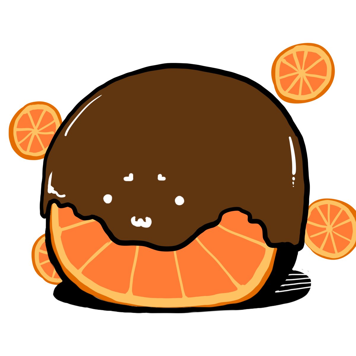 no humans food food focus orange (fruit) white background orange slice orange theme  illustration images