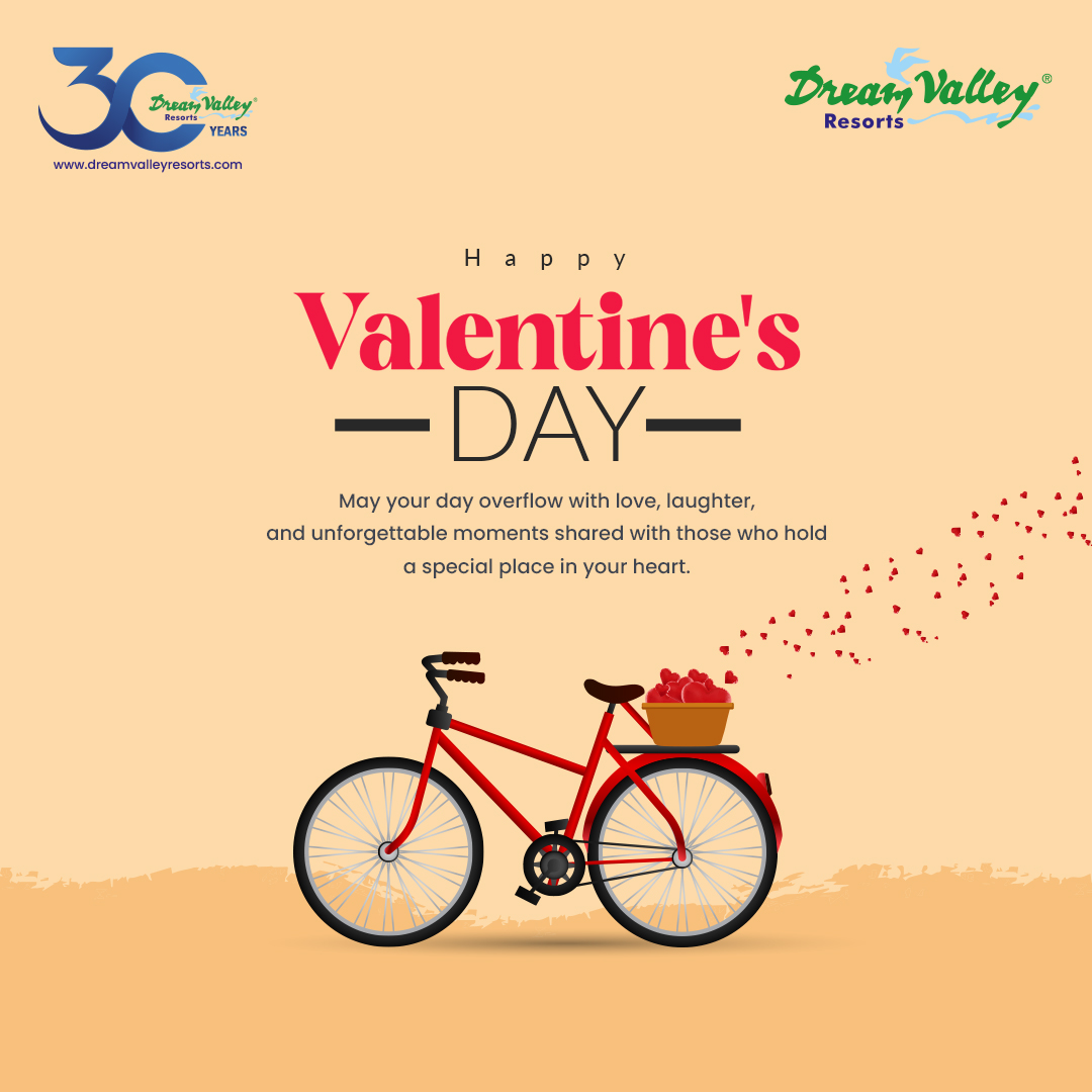 Wishing you a joyful Valentine's Day filled with love, laughter, and cherished moments with your loved ones. 
May your heart be full today and always.

#ValentinesDay #DreamValleyResortHyderabad #HyderabadWaterpark #HyderabadResort #WaterparkFun #HyderabadGetaway #ResortLife