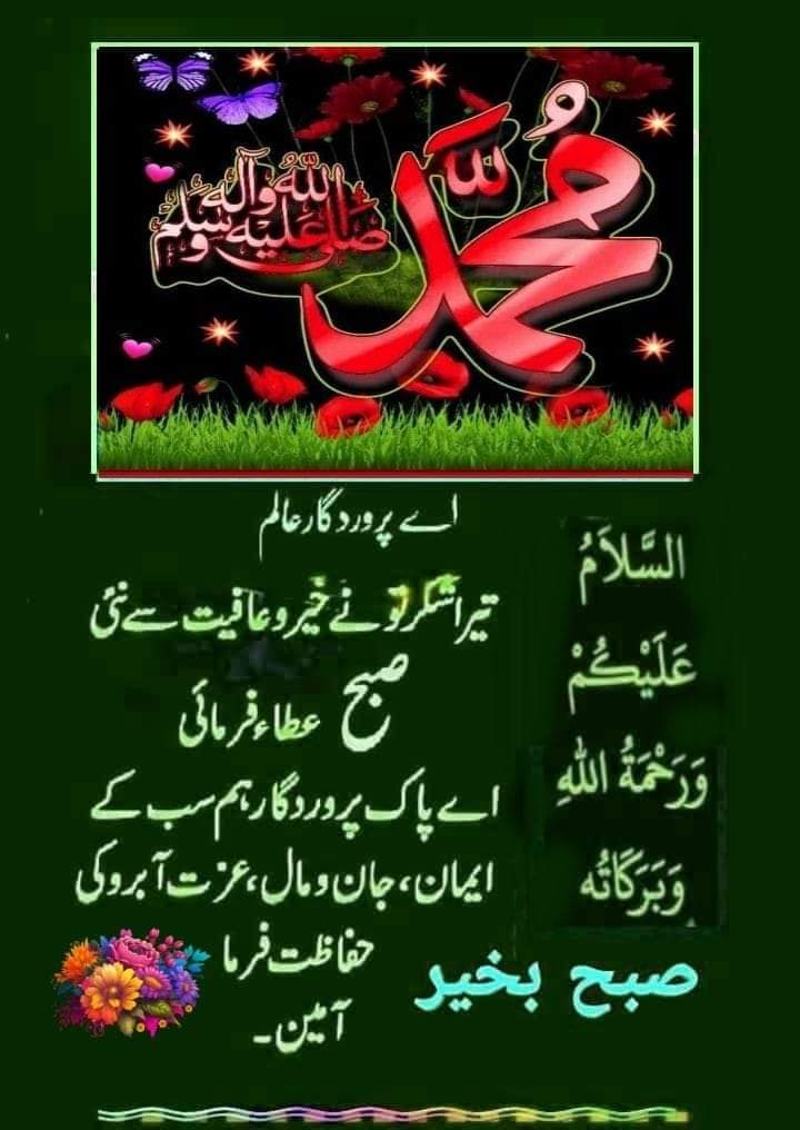 السلام علیکم ورحمتہ اللہ وبرکاتہ
خوش رہیں 💐
آ باد رہیں 🌹