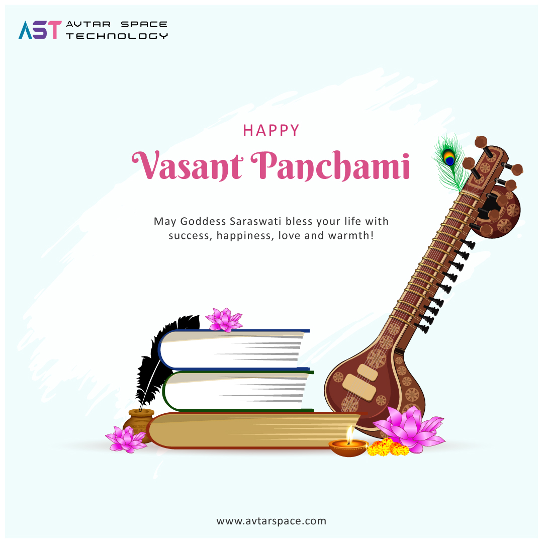 avtarspace's tweet image. Happy Vasant Panchami 2024! 🌼 May your life be as colorful and joyous as the spring season.

#Avtar_Space_Technology #happyvasantpanchami #vasantpanchami #vasantpanchami2024 #saraswatipuja