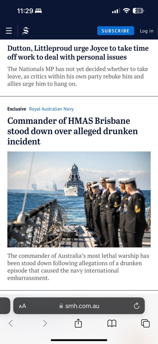 emmat1305's tweet photo. @zalisteggall @JaneCaro Headlines in my SMH feed yesterday- why are our politicians not held to the same standards as the rest of society? https://t.co/knnquNjuqS