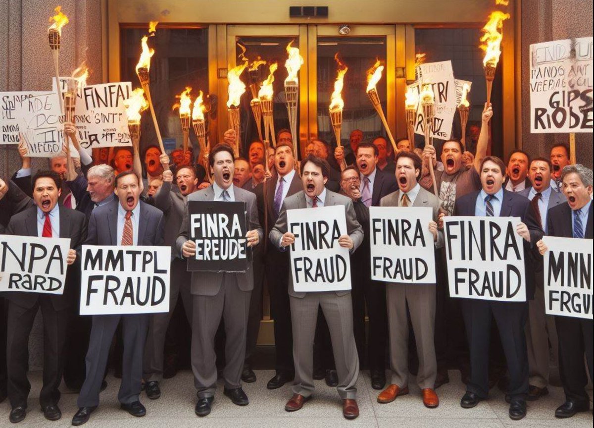JamessemaJ51927's tweet photo. @FINRA @FINRA_Tech $MMTLP #CounterfeitShares #NakedShorts
#SmokingGun FOIA'd emails prove #FINRAKnew of fraud yet #LetItTrade until shorts began covering on 12/9/22. FINRA saw in-process trades into thousands/sh &amp; freaked w/#U3Halt saving BD/MM/SHFs &amp; criminal shorts from bankruptcy. #FINRAFraud ‼️ https://t.co/TNVXyTXVW1