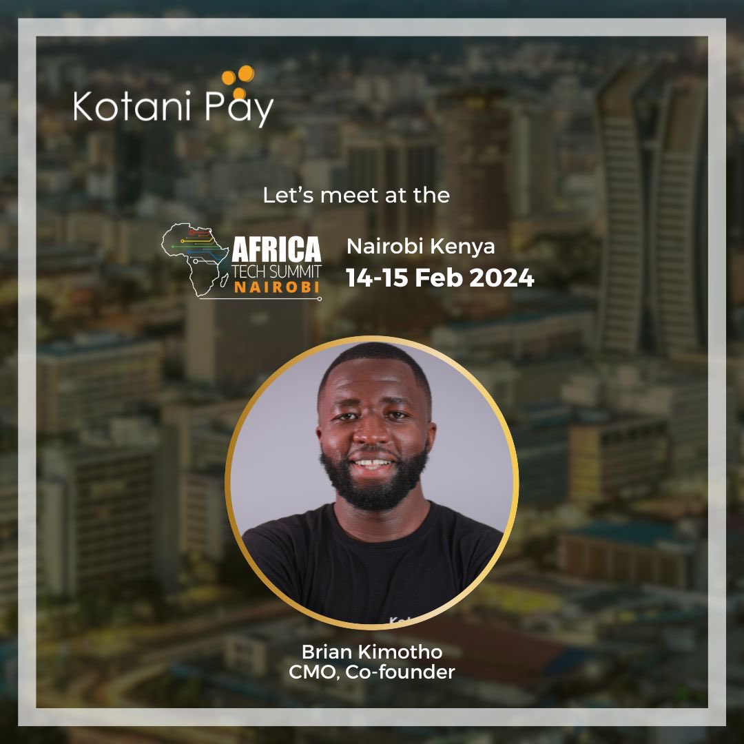 Excited to be representing @KotaniPay at the @AfricaTechSMT Nairobi. Let’s connect. #FinTech #Startups #Web3 #Stablecoins #API #OTC #SaaS