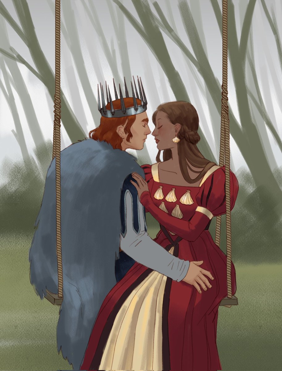 DR3ADlady's tweet image. Day 14:
🐚🐺Robb and Jeyne🐺🐚
#RobbStark #JeyneWesterling