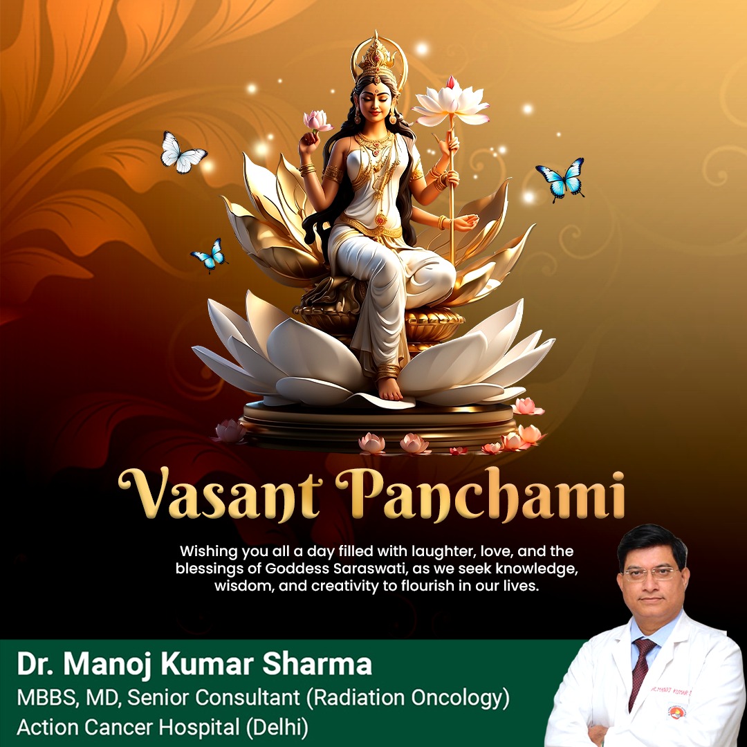 Happy Vasant Panchami!🌸🌼🙏

Wishing you all a day filled with laughter, love, and the blessings of Goddess Saraswati.

.

.

.

#vasantpanchami #basantpanchami #saraswatipooja #saraswati #ganesha #maasaraswati #india #spring #drmanojsharma #oncologist #radiationoncologist