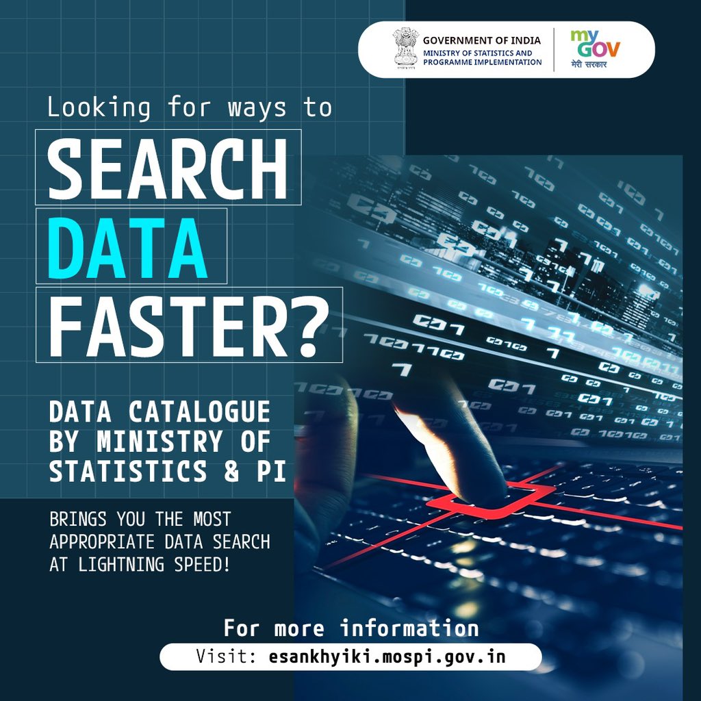 Seeking the latest Industrial Production Index data?

Retrieve it seamlessly from the Ministry of Statistics and PI.

#IndustrialProduction
#NewIndia
#DataAccess
@GoIStats