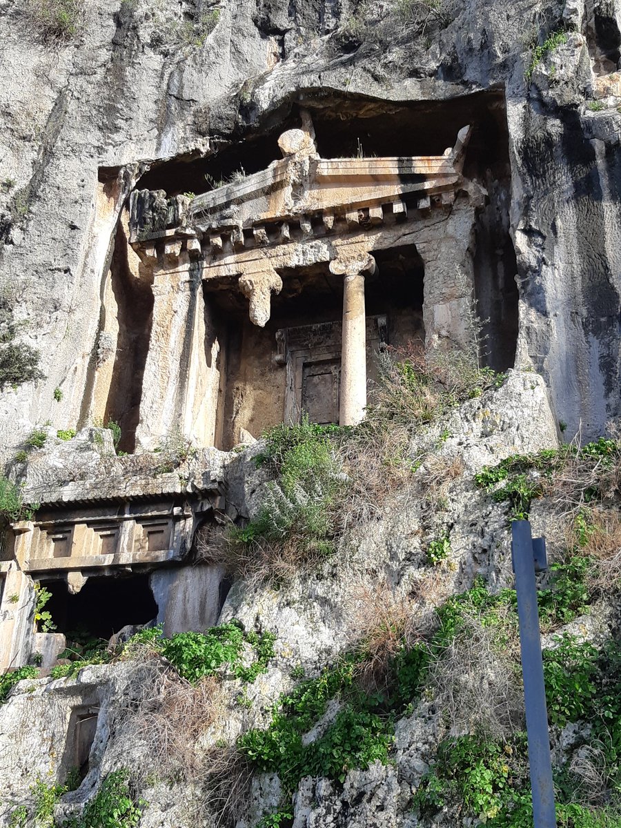 Visiting Lycian tombs in south Turkey