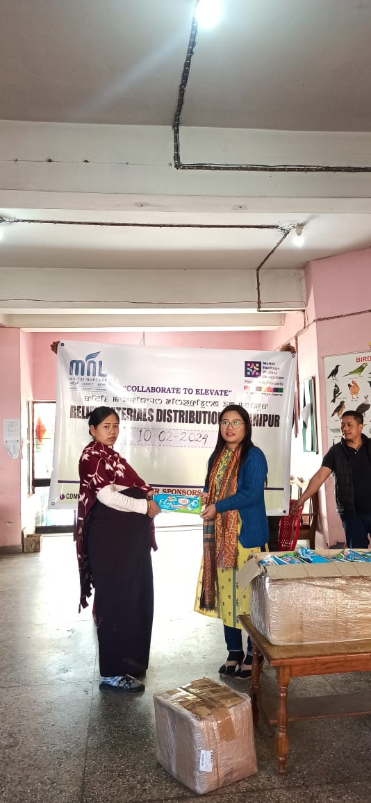 Coming in solidarity with the internally displaced people of Manipur, Meitei Nupi Lup, Pune, and Meitei Heritage Society, New Delhi came together in successfully distributing sanitary pads for the IDPs women on 10th February, 2024.
#meiteinupilup #meiteiheritagesociety #Manipur