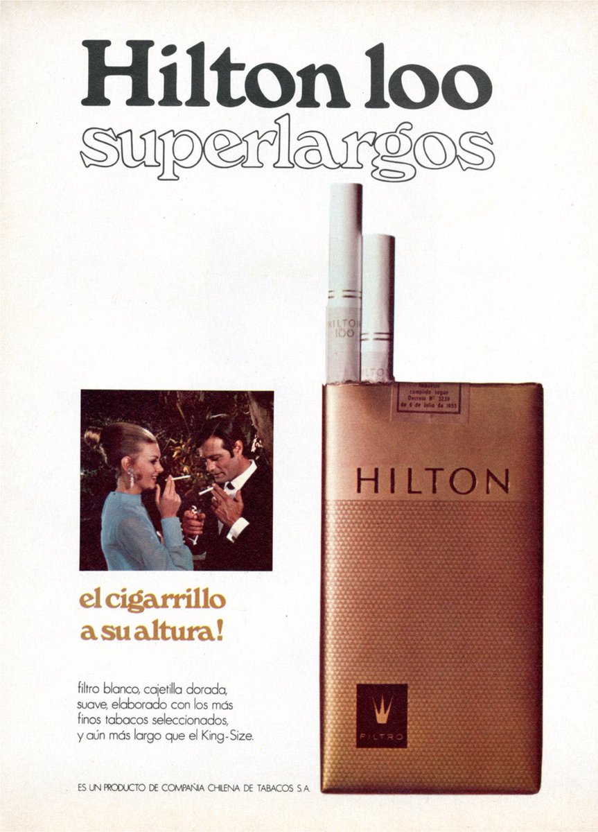 From where you'd rather be... Oh and Hilton cigarettes?