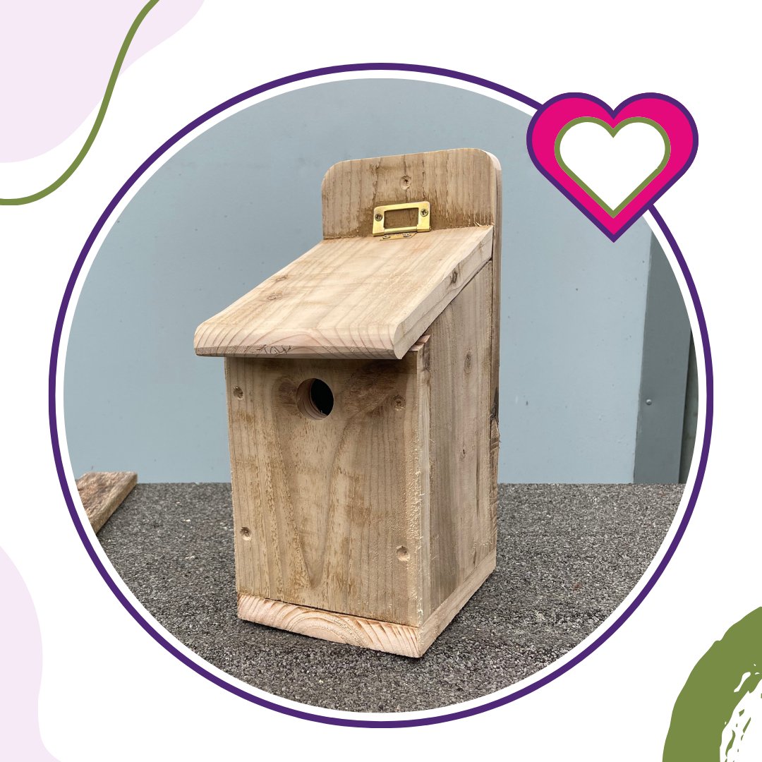 Many of you will know today as Valentine's Day but did you also know, today marks the start of National Nest Box Week!? 14th Feb - 21st Feb 💗🐦 Here is a nest box made by our Shedders at our Men in Sheds in Bourton-on-the-Water.

#lovebirds #love #valentinesday #meninsheds