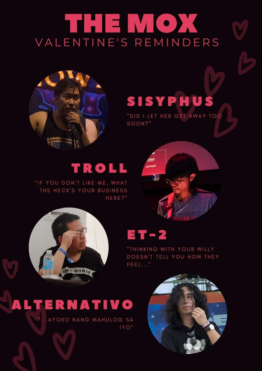 We often sing about life's challenges — and that includes dating, love, and relationships in general. So here are some reminders from your friendly neighborhood Mox boys (in the form of our songs.)

(Titles of our songs are captioned in BOLD.)