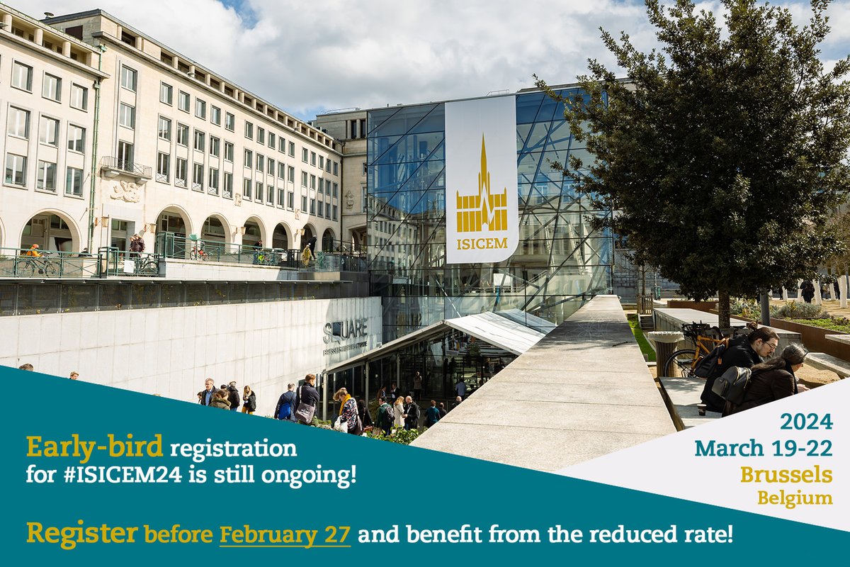 📢In just over a month, doctors, nurses and other healthcare professionals will gather in Brussels at #ISICEM24 for all that is intensive care and emergency medicine! Register before February 27 & take advantage of our early rates. Don’t miss out! isicem.org/1/Registration…
