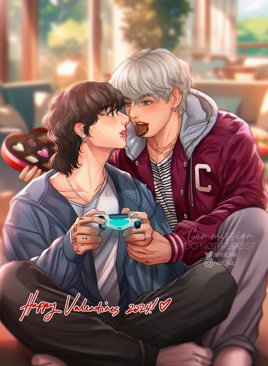smol_kia's tweet photo. Happy Valentines 2024♥🍫 https://t.co/wgD0JmqEAS