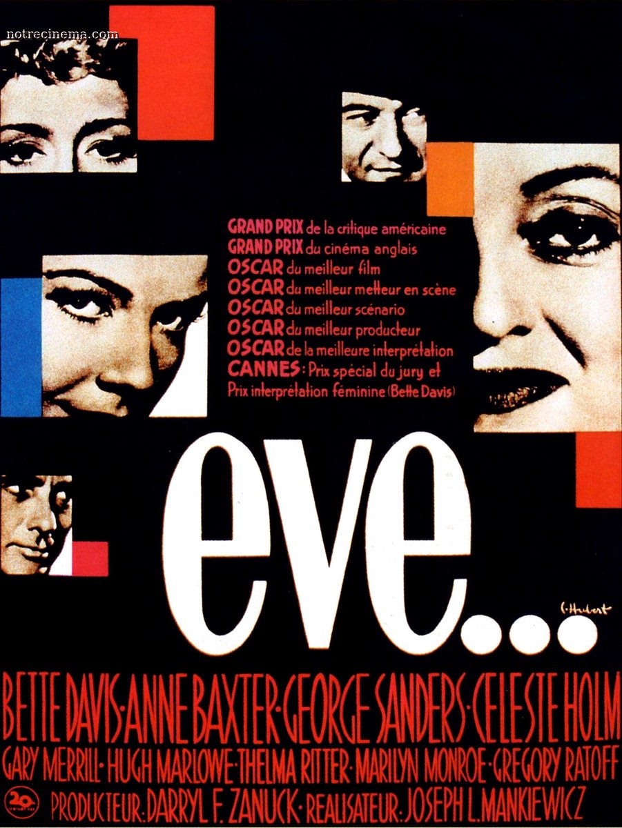 #filmaméricain #drame 'All About Eve' (1950) de #JosephLMankiewicz