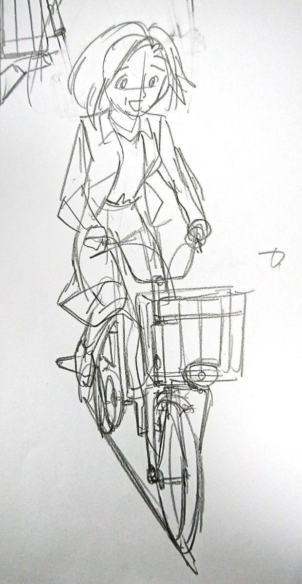 自転車と人間の関係を、さらっと力まずに描くというのは、永遠のテーマ。  細かいディテールは2の次、車体のバランスでほぼ決まってしまう。
