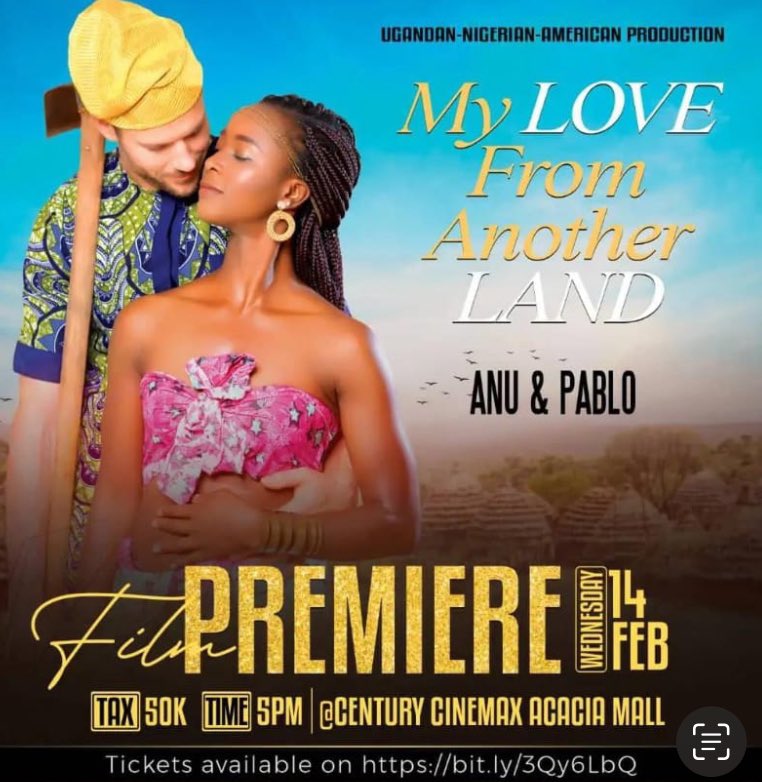 #AshWednesday2024 #valentinesday2024 kyona kyekikiri make <a href="/CinemaxUg/">Century Cinemax Uganda</a> Acacia Mall Kamwokya your #Love day venue as we premier this beautiful 💕 story #MyLoveFromAnotherLand #movie casting 🇺🇬🇳🇬🇺🇸 tickets 🎫 <a href="/50k/">nate</a> Directed by <a href="/KjohnsNabukenya/">Kevin Johns Nabukenya</a> 
#HappyValentinesDay