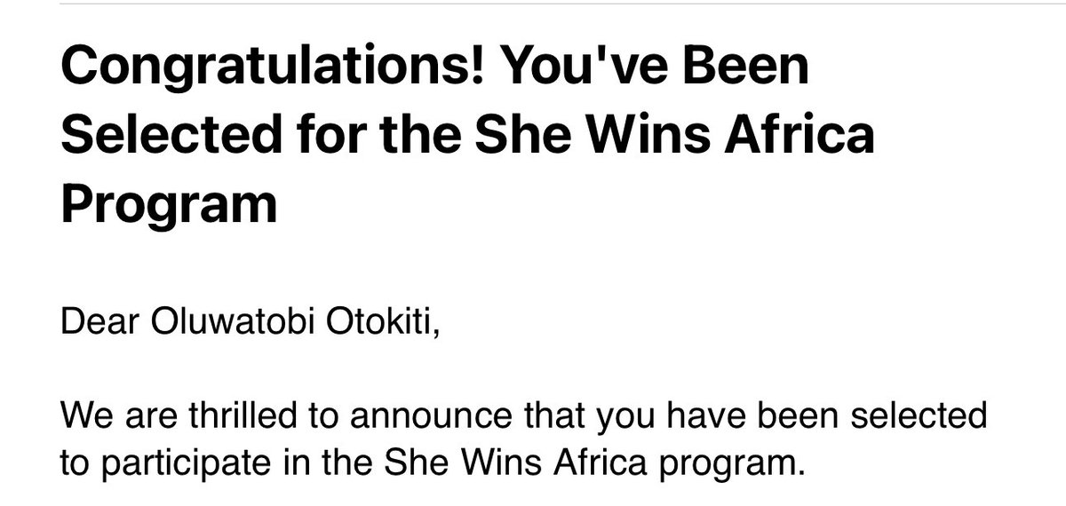 TobiOtokiti's tweet image. My valentine gift came early - wow 

And it&apos;s a gift from the World Bank Group @IFC_org

Thank you for selecting me for the She Wins Africa Program 

I’m honoured and grateful 

#SheWinsAfrica #FemaleFounder #TechnologyLeader #GlobalLeader #TransformationalLeader #VisionaryLeader…