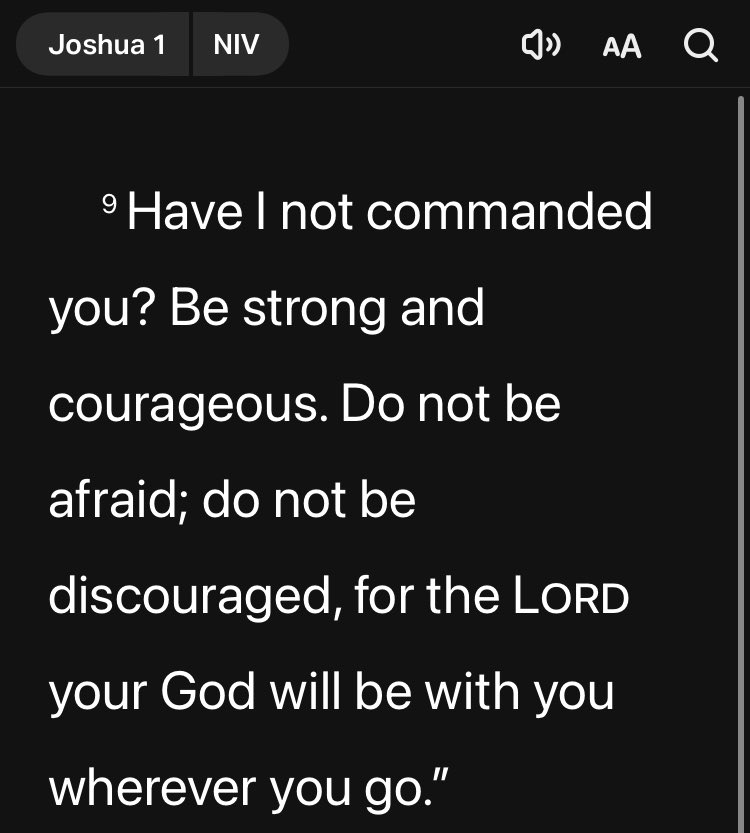 ThrustingVector's tweet image. One of my favorite Bible verses,
Joshua 1:9