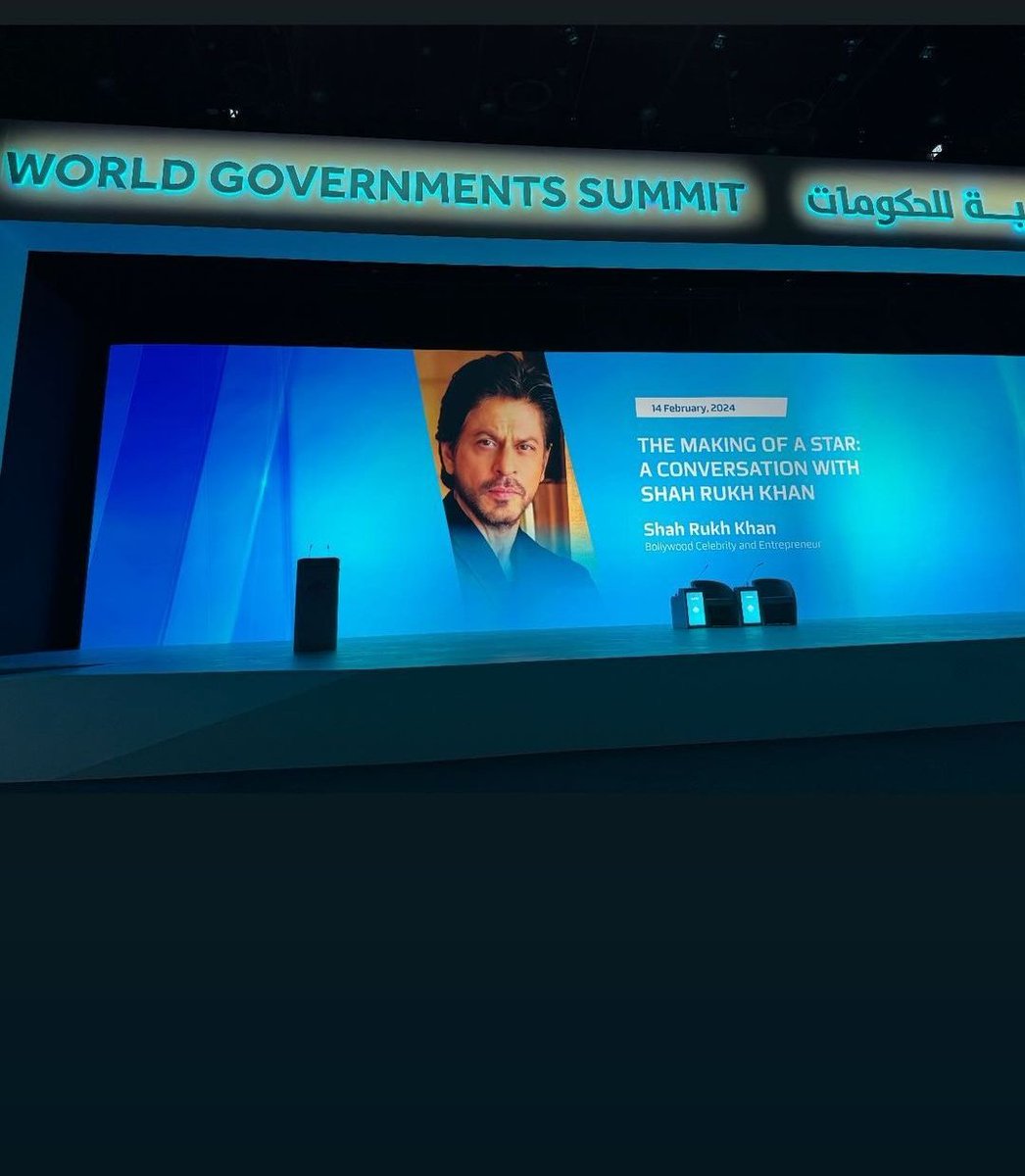 Global Icon Arrived At #WorldGovernmentSummit 🔥