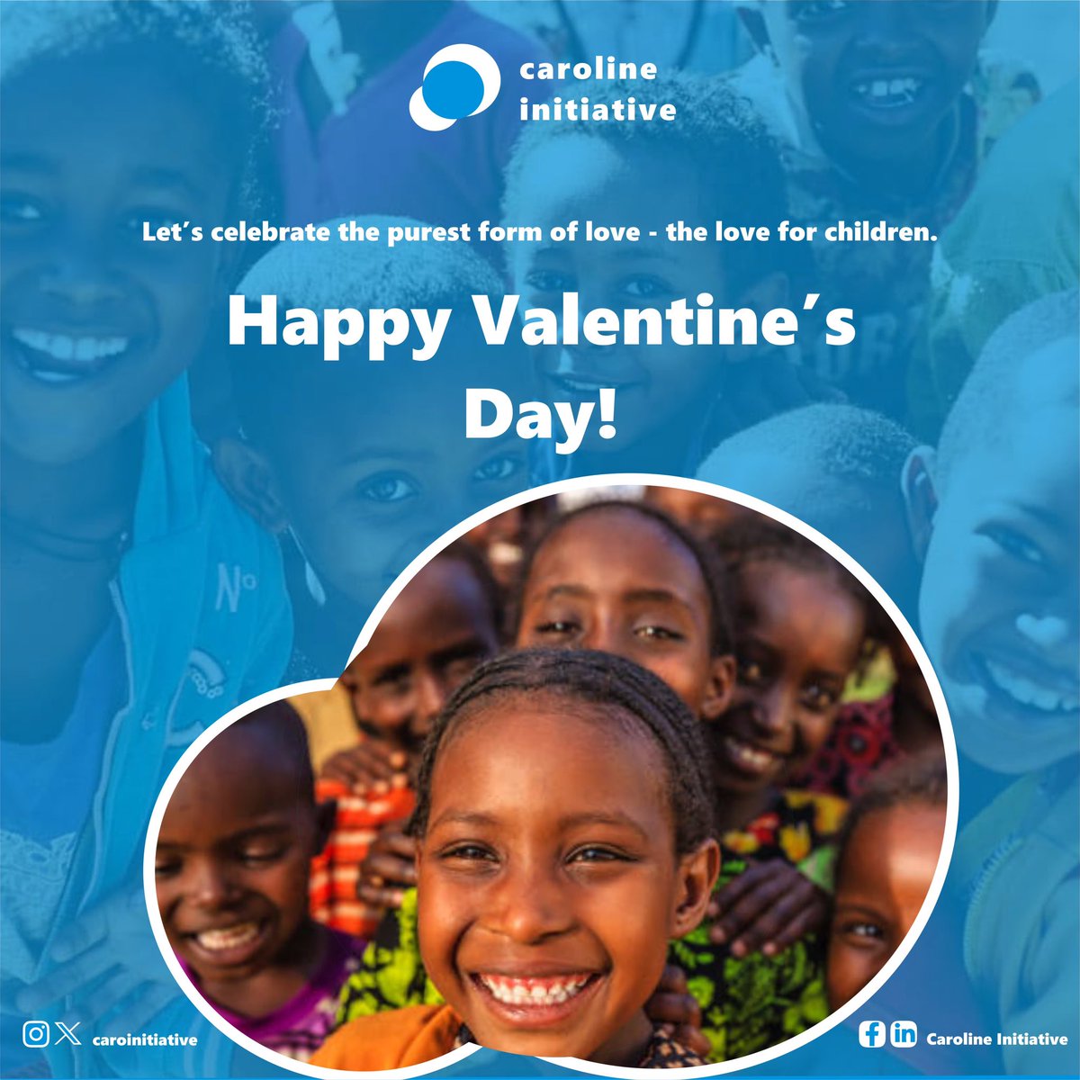 Let's celebrate children in every way we can. Happy Valentines Day!

#CarolineInitiative #HappyValentinesDay #ValentinesDay #StValentines #February14th #ChildWelfare #EmpowerChildren #ChildAdvocacy #SupportKids #DonateForKids #ChildAid