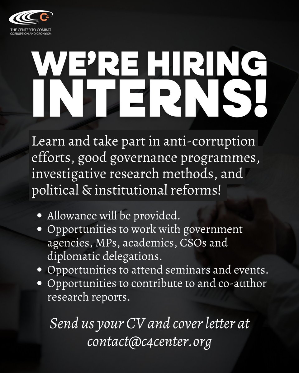 C4 Center (@c4center) on Twitter photo Come and join us! To apply, please send your CV and a cover letter to contact@c4center.org. Come and join us! To apply, please send your CV and a cover letter to contact@c4center.org.
