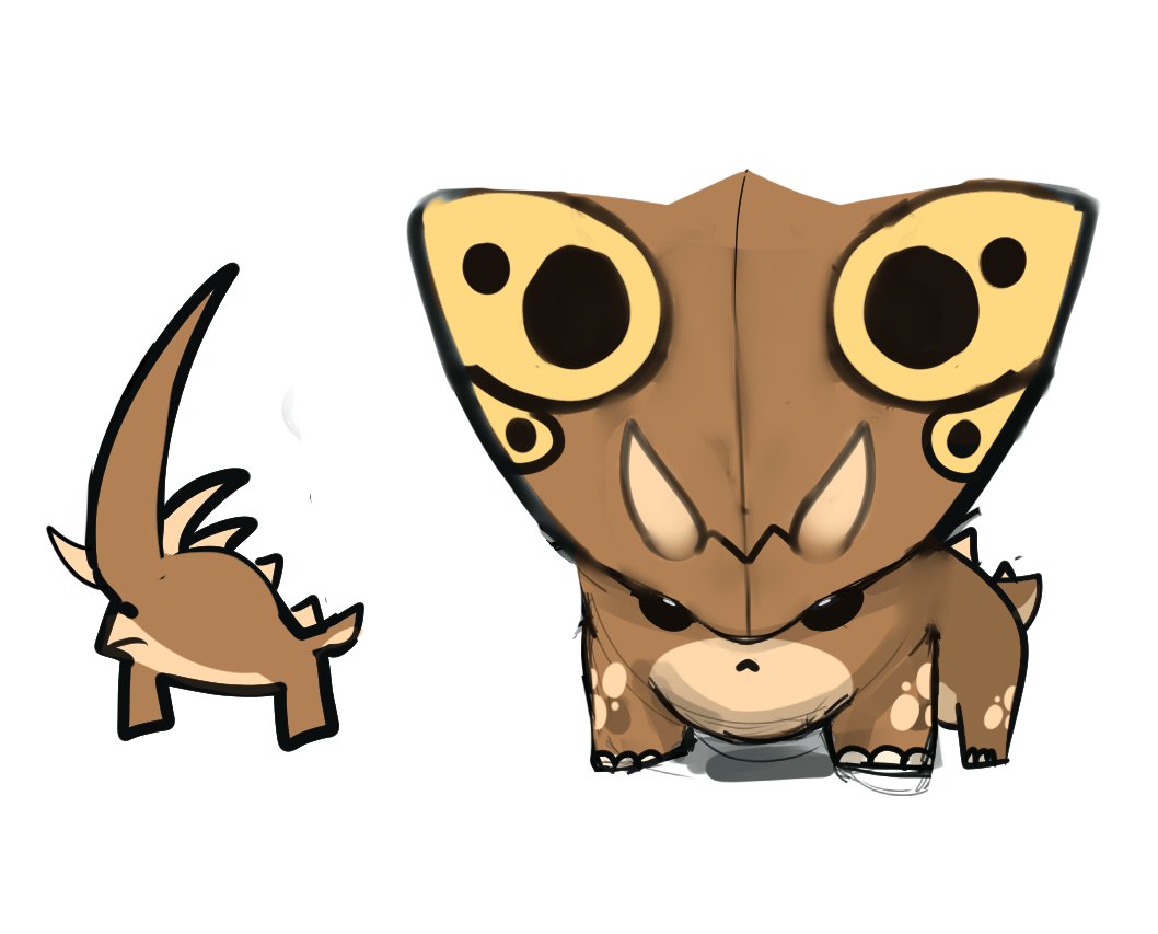 SFHRender's tweet photo. a lil fella named Intimidon that a friend and I designed for #runemonsters (still a rough sketch) https://t.co/oOHZTQRUzF