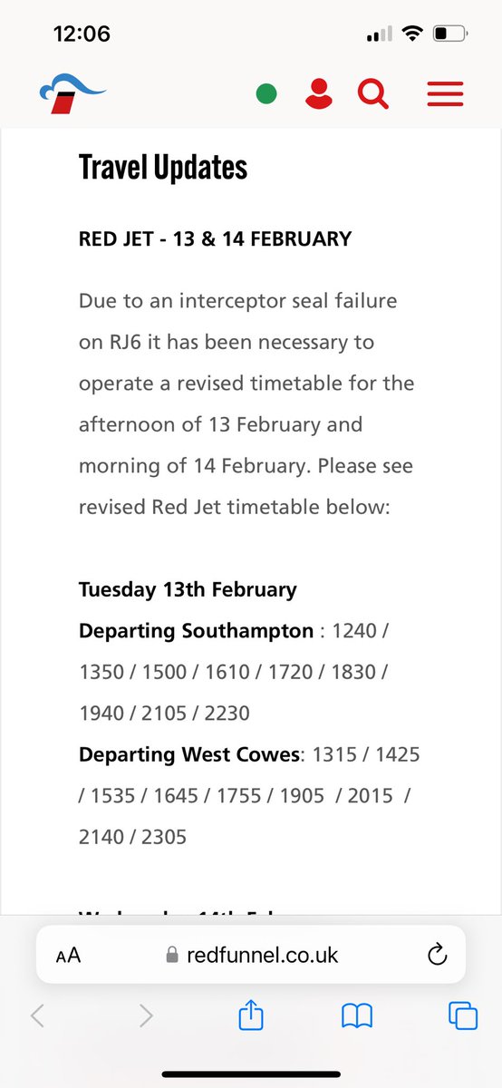 RedfunnelC's tweet image. Increased season ticket prices on @RedFunnelFerry must mean a more reliable services……oh wait 

@IoWBobSeely @RedFunnelFerry @Redfail @solentaction