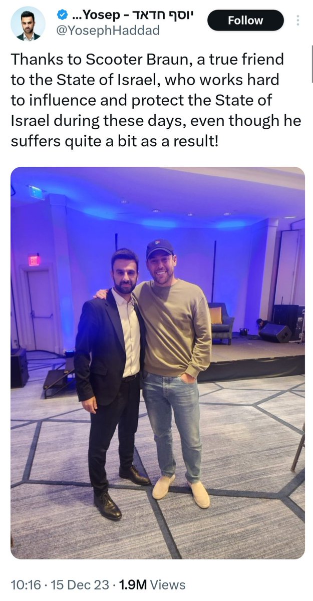 Lilyurscealai's tweet photo. Scooter Braun does a disservice to the world of music with his lack of morals and his support for imperialist occupations. His "connections" aren't worth upsetting international fans
Remove Scooter Braun from Hybe America #BoycottScooterBraun
#ScooterOut @HYBEOFFICIALtwt https://t.co/dkkh3vQF9A