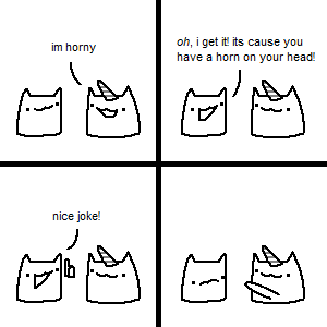 its not a unicorn, its a bicorn 