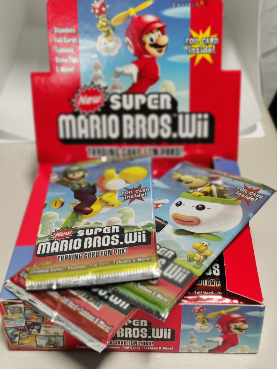 A sealed case of these sold recently on eBay for $180! If you have sealed packs or single cards and want to Earn Money on eBay these are worth a look-see! #supermario #wii #tcg #TradingCards #ebayseller #reseller #eBay
