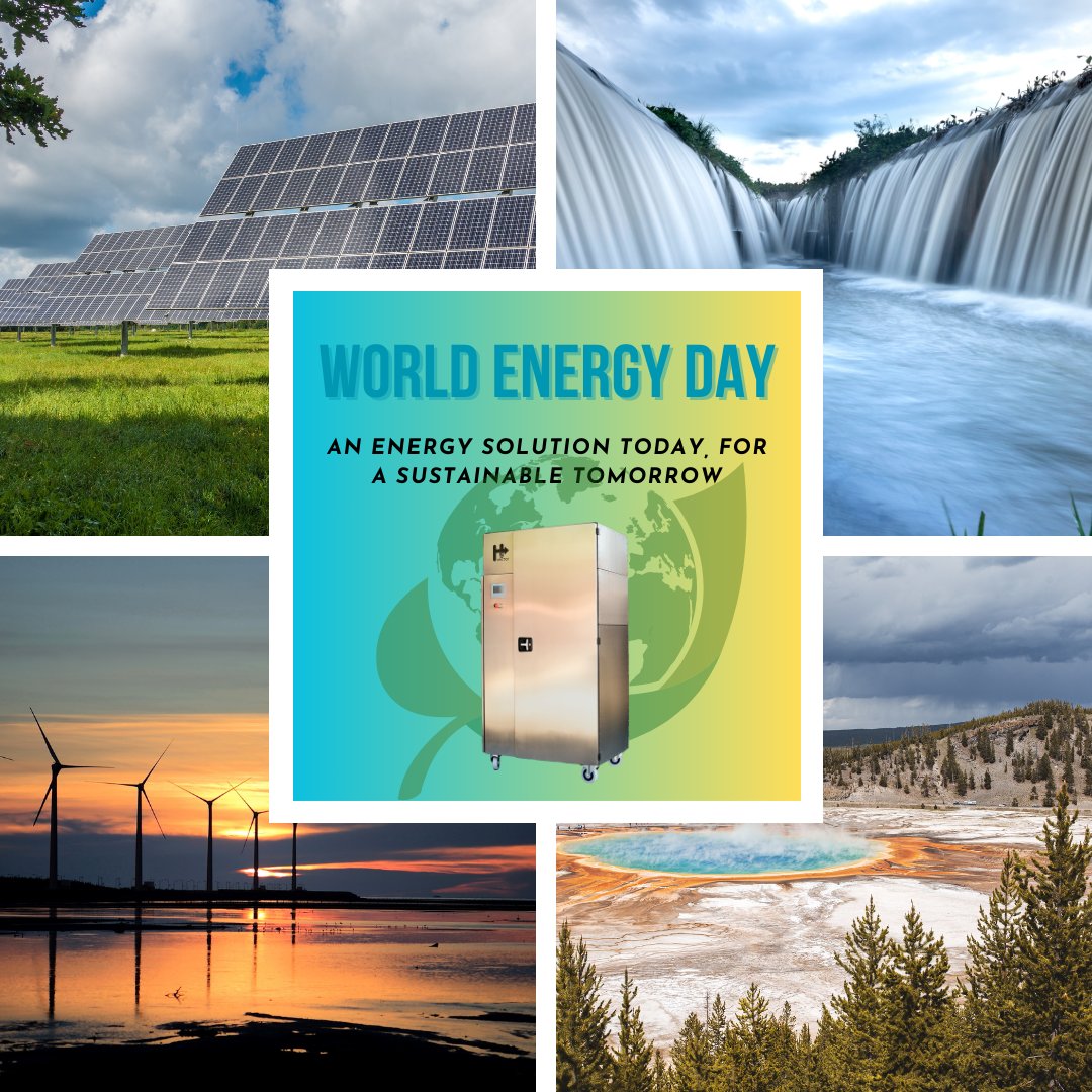 🌏 🔋 WORLD ENERGY DAY! 🔋 🌍 💚 'An energy solution today, for a sustainable tomorrow' - @H2Vector