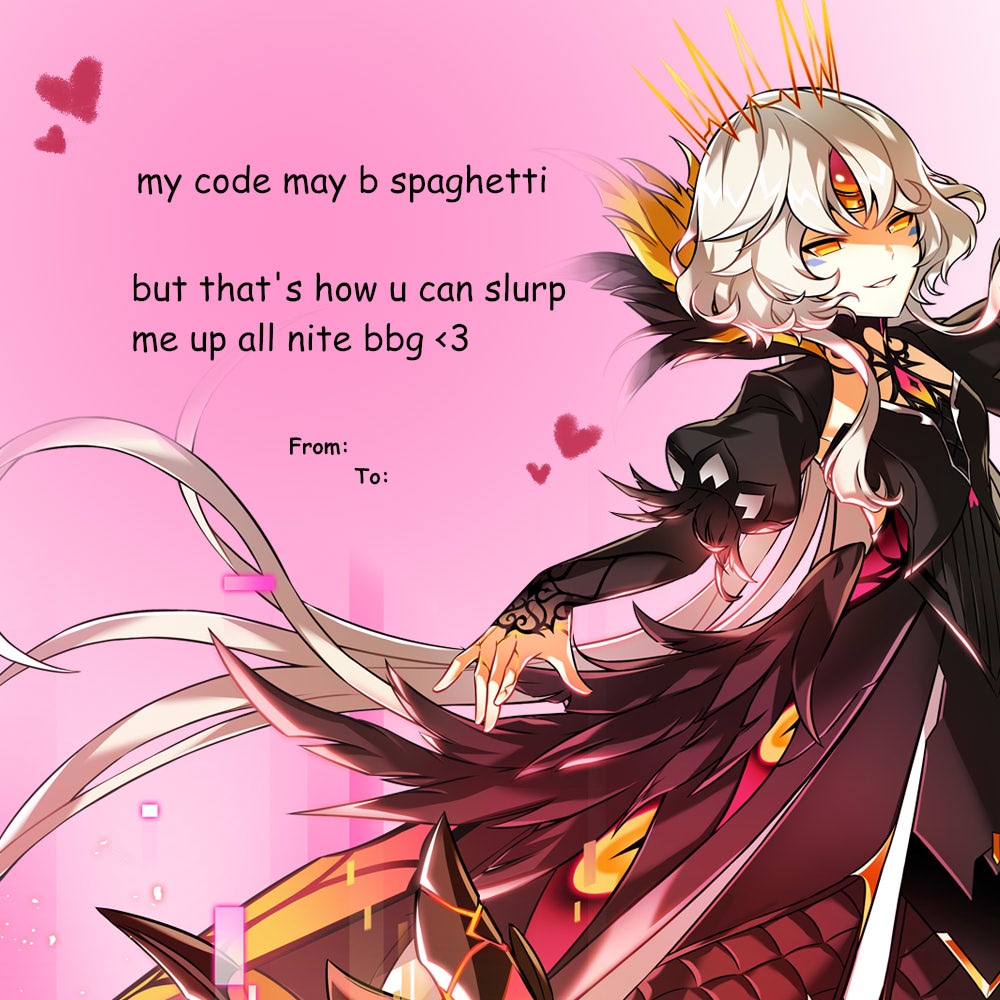 nova_aetherr's tweet photo. Happy Valentines to my Elsword famsword I made edits 🫶

#Elsword https://t.co/NqgvJR8H8E