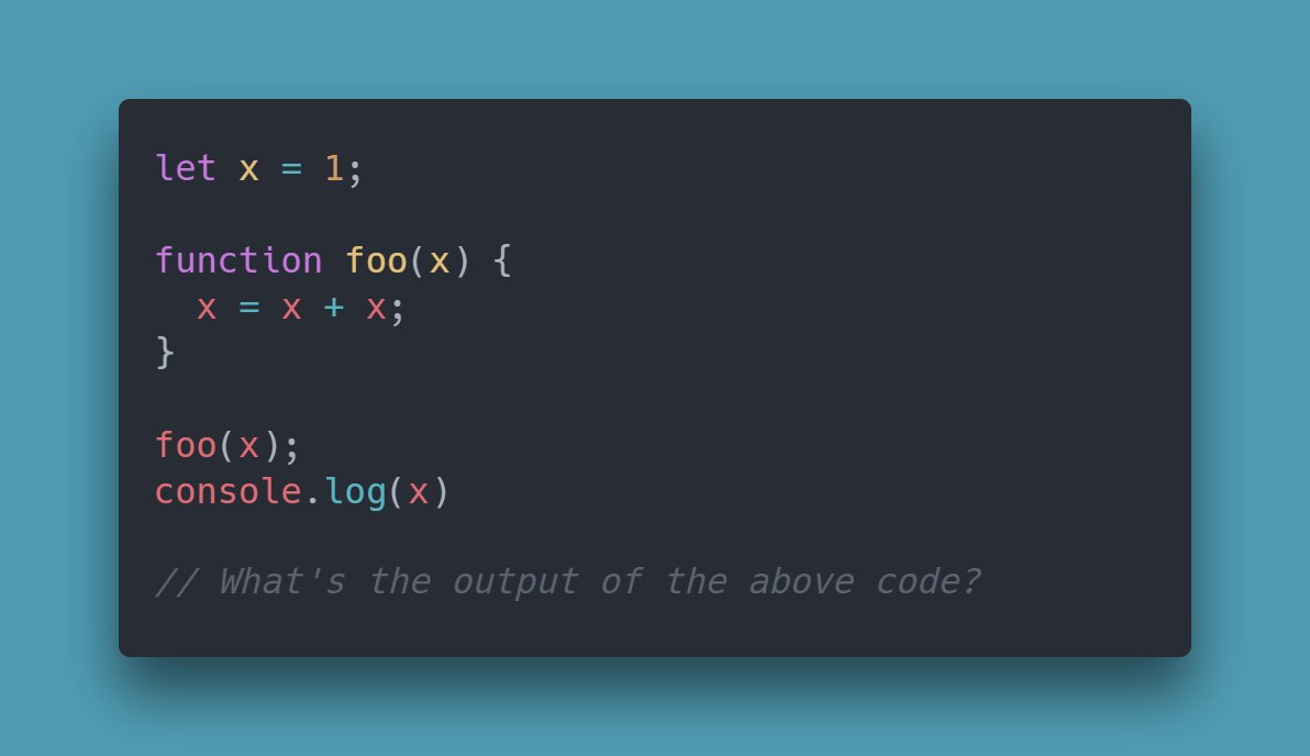 KenanCodeHub's tweet image. JavaScript Quiz time. What&apos;s the output of the code?
Drop your answers in the comments.

#webdevelopment  #FrontEnd #JavaScript