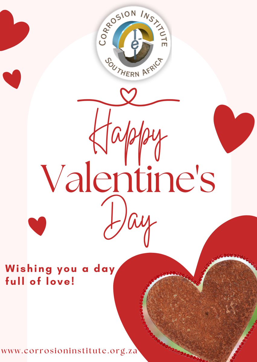 corrosionsa's tweet photo. Happy Valentine's Day to All!
Wishing you a wonderful day filled with love!

Show some love to us by going to our website to see our upcoming courses, events, and updates from us!
https://t.co/0fmYLz0g2q

#Corrosion #ChampionsofCorrosion #happyvalentinesday2024 https://t.co/1nO1l3kLL7