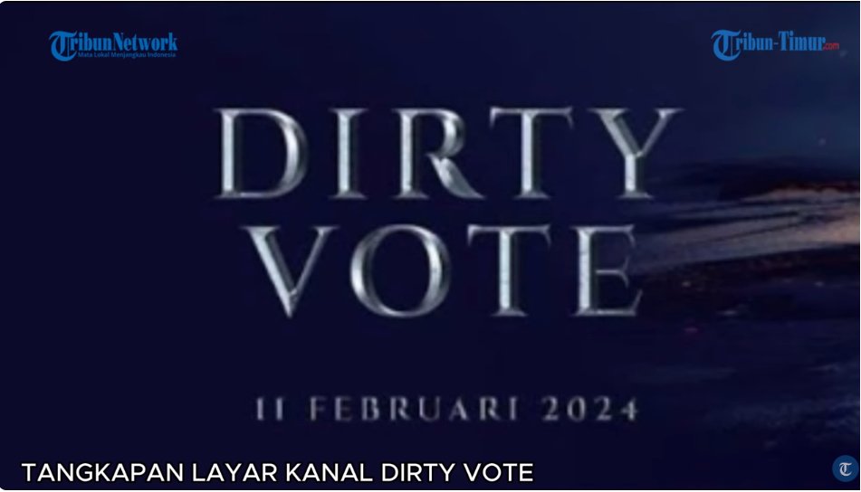 AdhieMassardi's tweet photo. ANGKA-ANGKA yg kita saksikan sekarang ini membuktikan bahwa apa yg diungkapkan  DIRTY VOTE adalah benar belaka. https://t.co/e2QwWNr3L0