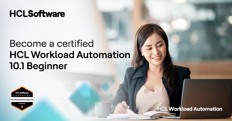 HCLSoftware's tweet photo. Elevate your automation career with our HCL Workload Automation certification for beginners. Gain essential skills, and knowledge, and earn a credly badge.
Enroll now to excel in workload automation: https://t.co/d5osxvGfkf
#workloadautomation #certification #credlybadge