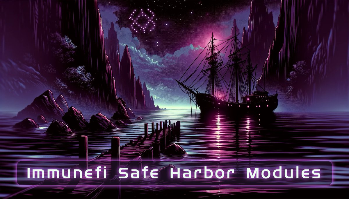 Immunefi (@immunefi) on Twitter photo Today, the Security Alliance (SEAL, <a href="/_SEAL_Org/">Security Alliance</a>) just launched a new initiative called Safe Harbor with a month-long request for comment period.
In short, Safe Harbor is a legal/technical framework that protocols can implement to let whitehats know it’s okay to intervene during Today, the Security Alliance (SEAL, <a href="/_SEAL_Org/">Security Alliance</a>) just launched a new initiative called Safe Harbor with a month-long request for comment period.
In short, Safe Harbor is a legal/technical framework that protocols can implement to let whitehats know it’s okay to intervene during