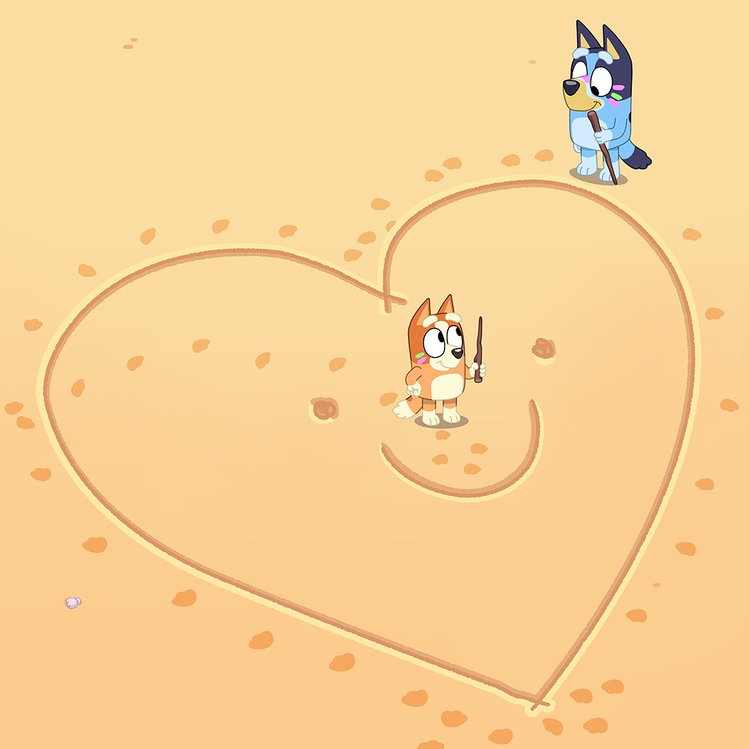 Those #Bluey moments that make your heart go Padam Padam 💙🧡

#ValentinesDay