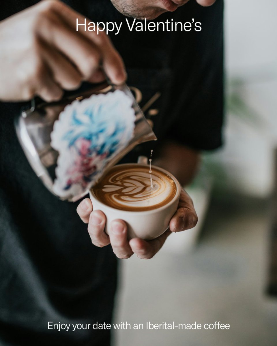 IBERITAL's tweet photo. Want to make your #ValentinesDay date even more romantic?💝 Treat your sweetheart to an #Iberital-made #coffee☕
If you’re in Barcelona, make reservations at #BloomeBySasha, #TheEggLab or #Joncake, where they’ll make you a lovely cup of latte art made with an Iberital! https://t.co/16oCztXGg5