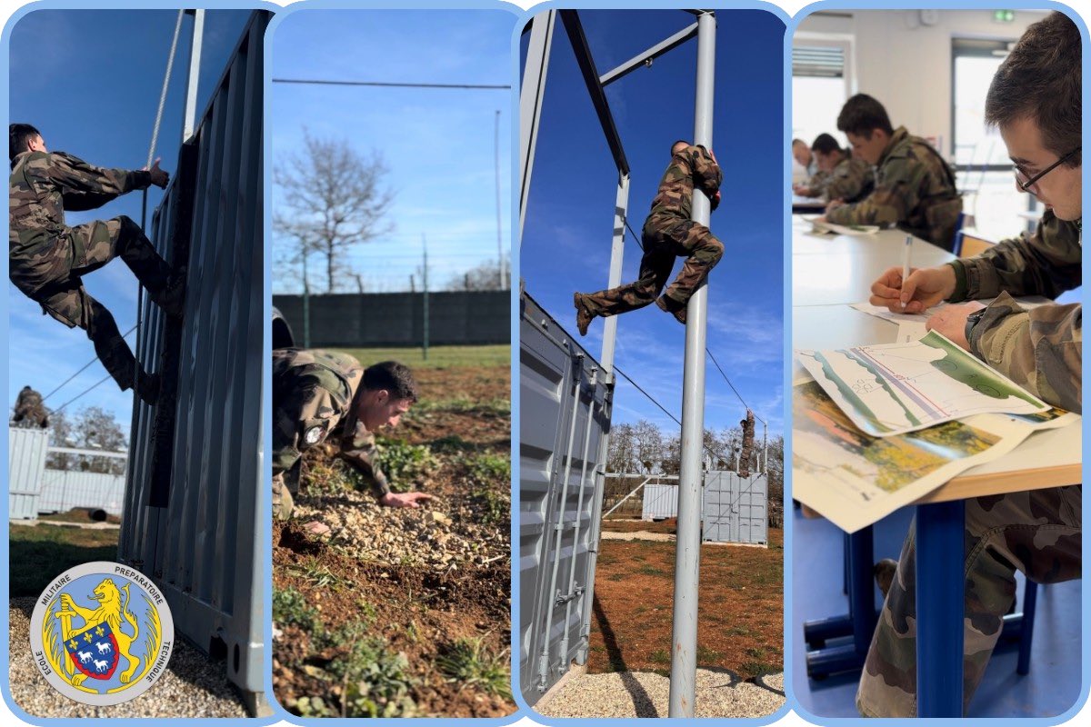 Les Terminales de l’EMPT testent leurs compétences militaires en vue de leur prochaine intégration à l’@ENSOAOfficiel : marche de nuit, parcours d’aguerrissement, combat, topo, NRBC, etc. 
Un but : devenir les futurs sous-officiers spécialistes de l’@armeedeterre 👊💥
#EtreChef