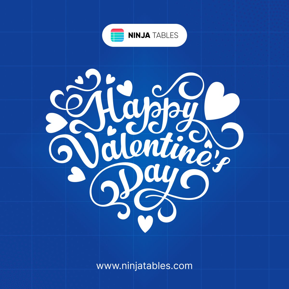 Ninja_Tables's tweet image. Hey you!
Be our Valentine 🩷
Happy Valentine's day from team Ninja Tables: ninjatables.com/discount-deal/
#ValentinesDay #datatables #WordPress