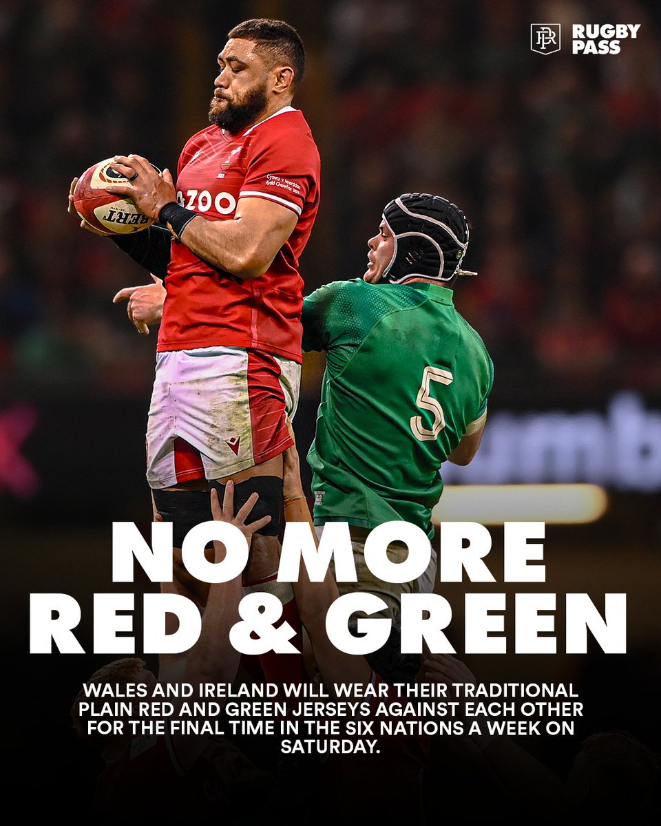 From January, Six Nations teams will be mandated to avoid kit clashes which could negatively impact colour blind viewers.

The ruling from Six Nations will ask visiting teams to change kits where a colour match has been identified, this means in 2025 Ireland will wear a change
