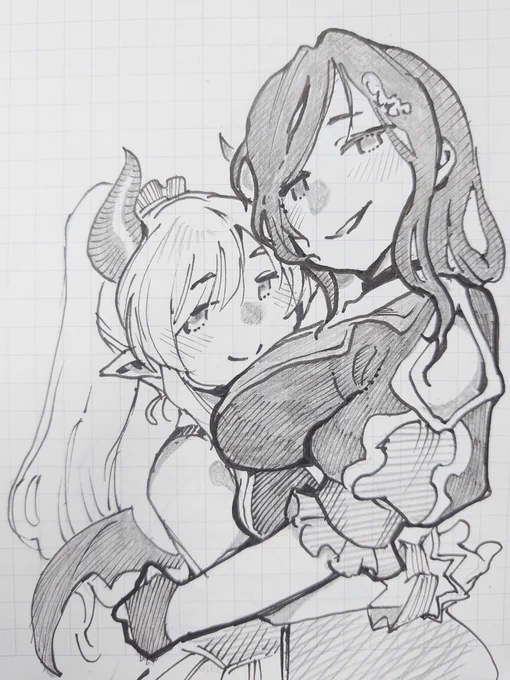 かわいい女の子を描きました。
#しょこらーと
#巴絵 