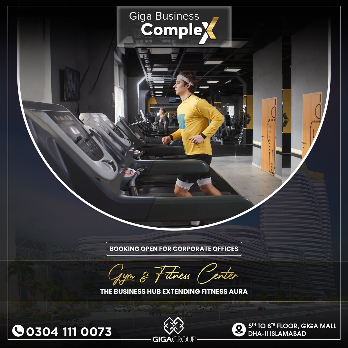 The business hub extending fitness aura! Enjoy luxury amenities while staying energized for your business activities at your workplace and where success supports both the corporate world and your well-being. Avail the best investment opportunity by booking your office in 𝐆𝐢𝐠𝐚…
